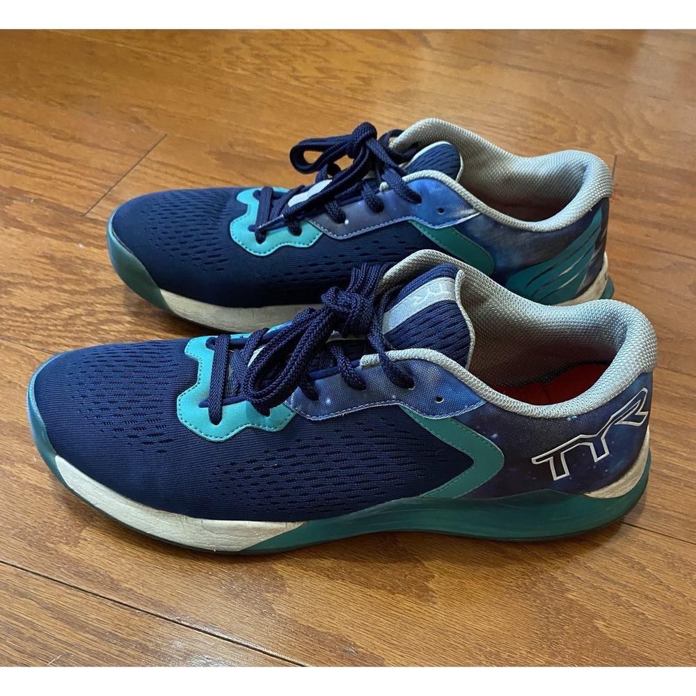 TYR CXT-1 Trainer Shoes CrossFit‎ Training Men's Size 11 Athletic Sneaker Blue
